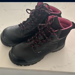 Women Steel Toe Work Boots 