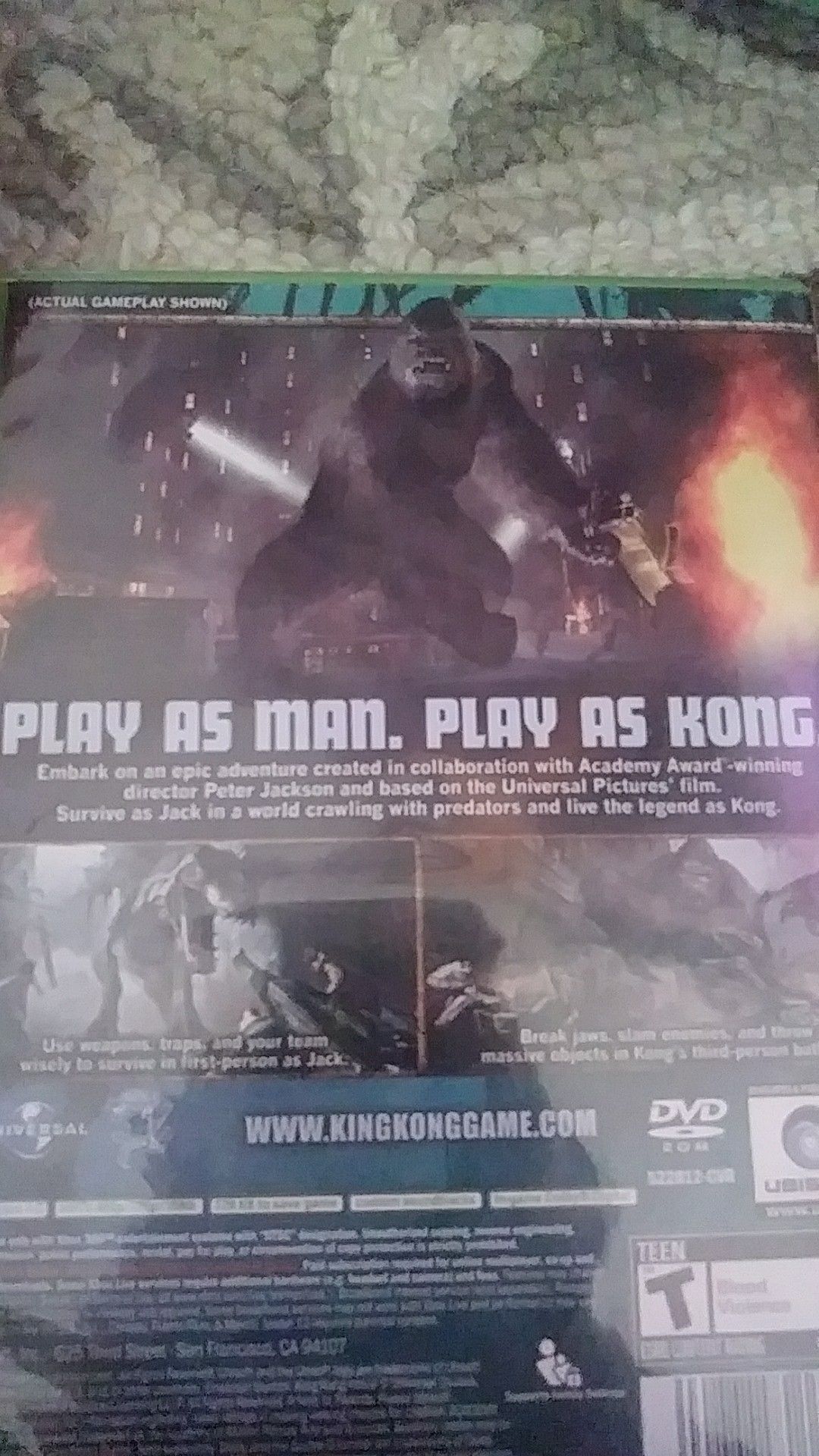 King kong the offical game of the movie