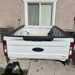 Ford F250  F350 bed tailgate rear tail lights and rear bumper with camera 17 to 22