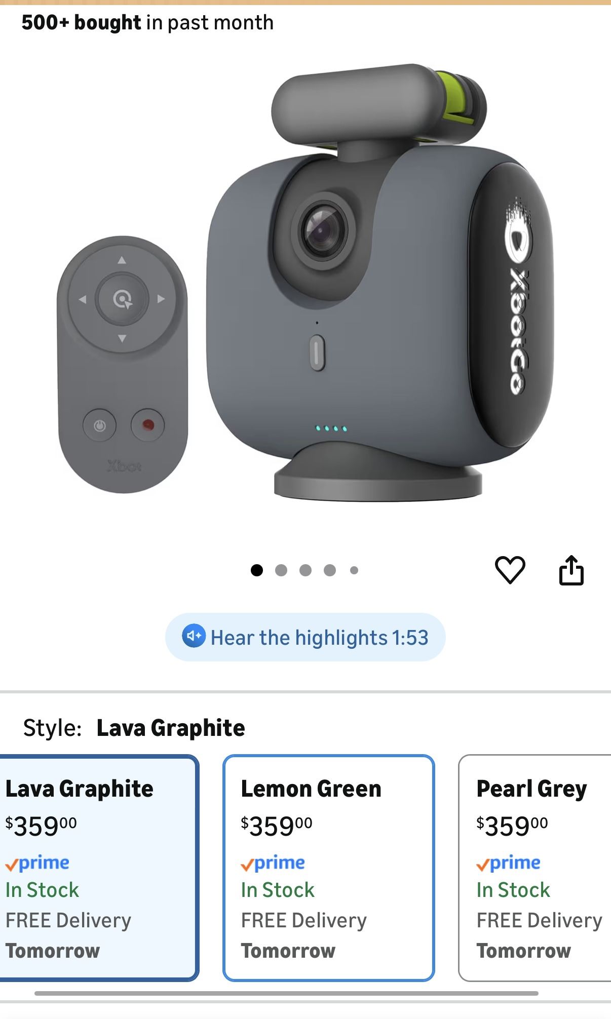 Sports Tracking Xbotgo Chameleon W/tripod and Hard Case