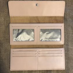 Light Pink Leather Wallet