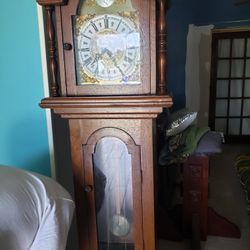 Antique Grandfather Clock 