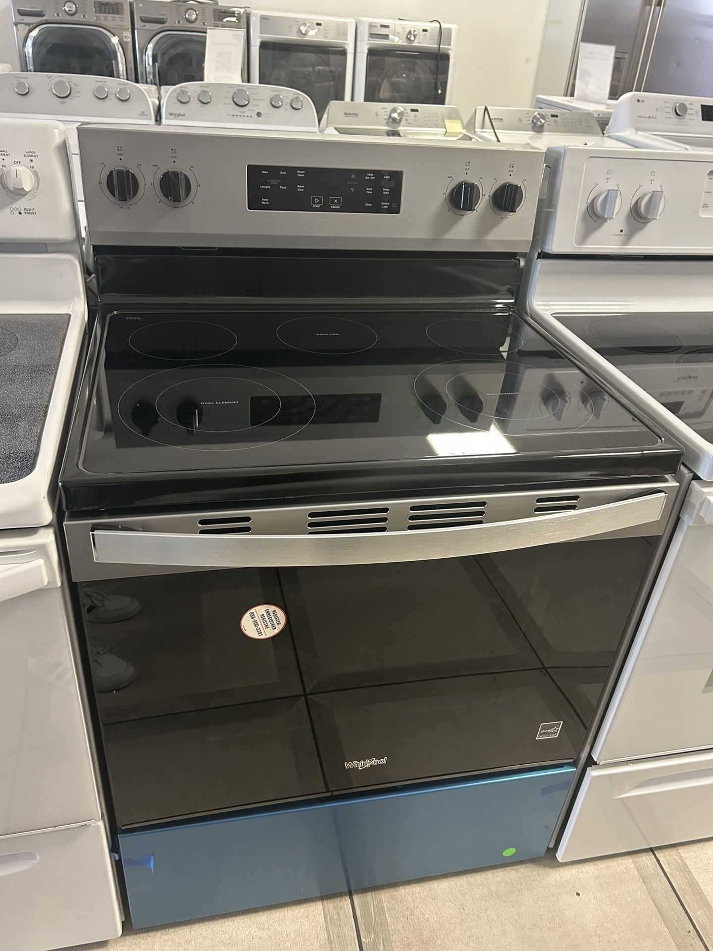 🔥🔥Brand New Whirlpool Glass Top Electric Stove