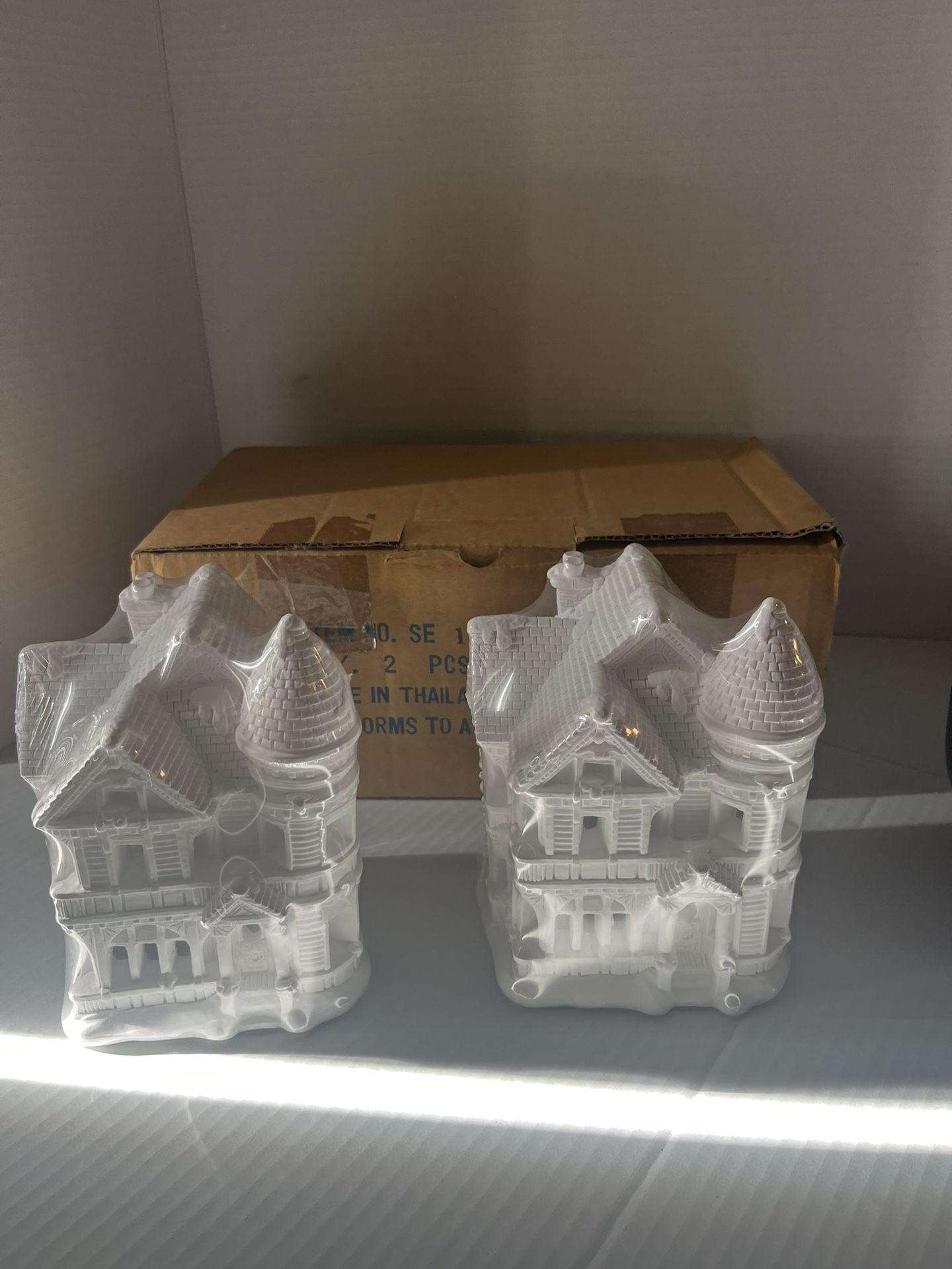 VTG Creative Crafts TIFFANY HOUSE SE186 Village California Creations NEW