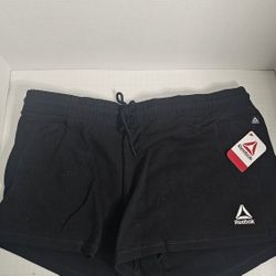 Womens 2XL Reebok Black Renew Fit Shorts 