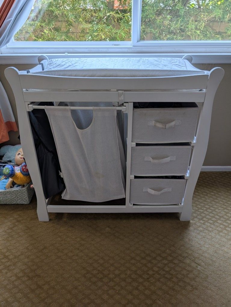 Badger Basket Diaper Changing Table