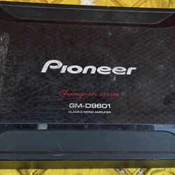 Pioneer GM-D9(contact info removed)w Class D
