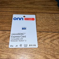 Onn Micro Sd Express For Nintendo switch 2 Or Any Device