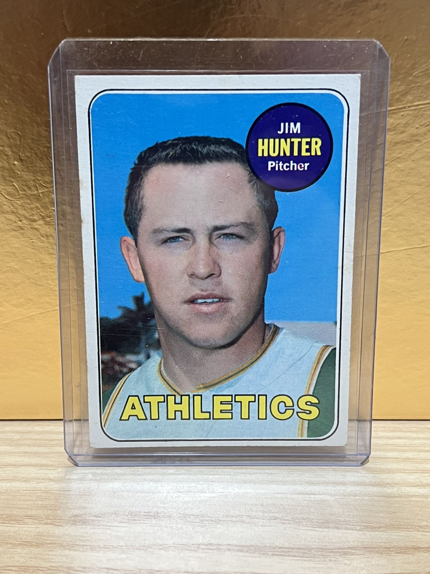 HOF “Jim Catfish” Hunter 1969 Topps Baseball Card 🔥🔥 Sharp Card!!