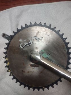 BMX Dyno crank and chainring