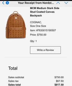 Mcm backpack