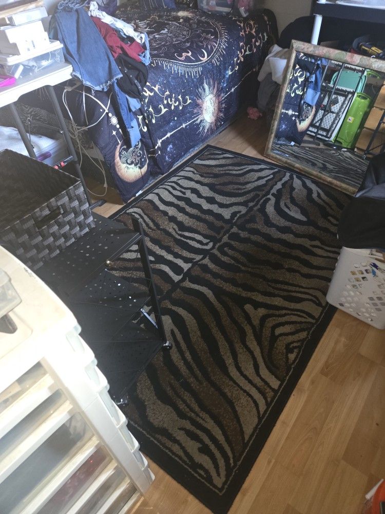 Animal Print Area Rug 5x7