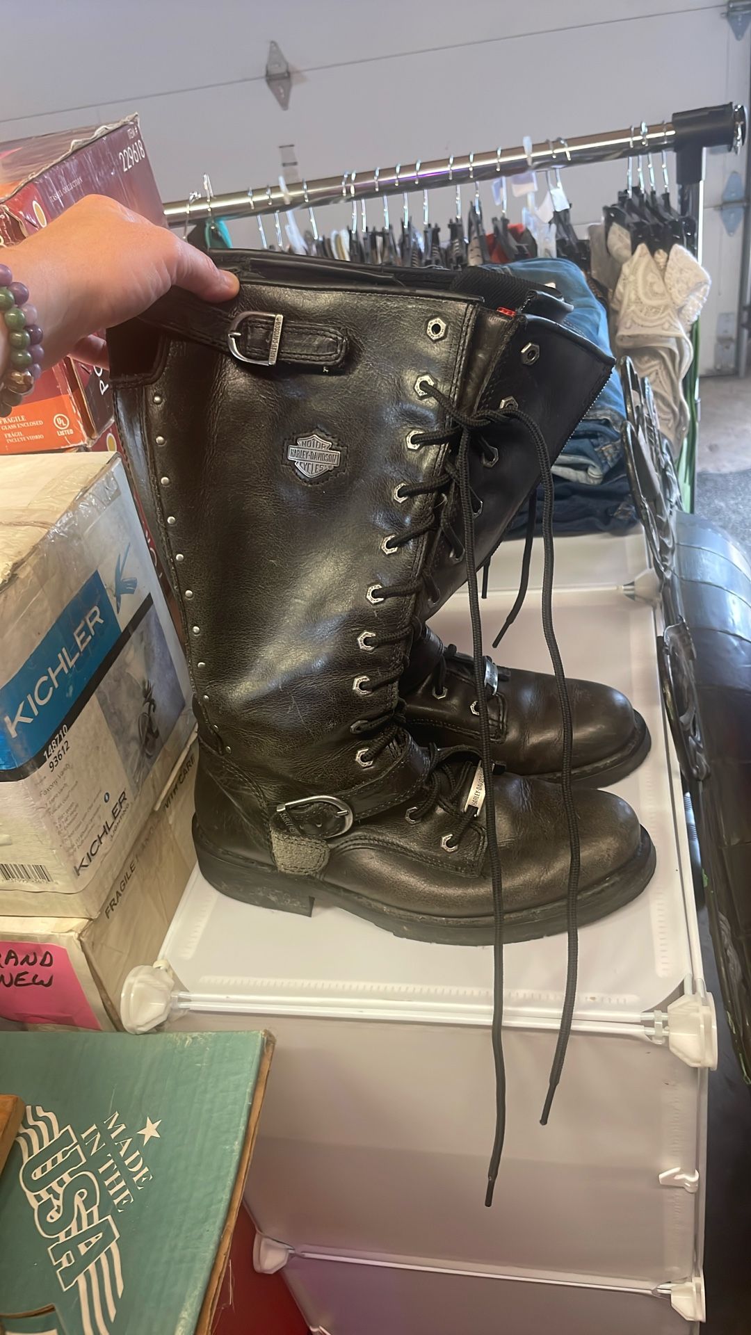 Ladies Harley Boots