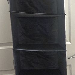 6-shelf fabric hanging organizer