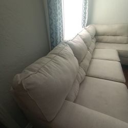 Couch - Sectional Sofa With Chaise 