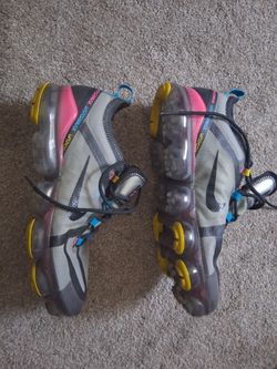 Nike Air VaporMax 2019 Shoes Mens Size 10 Gray Black Pink Teal Running no box