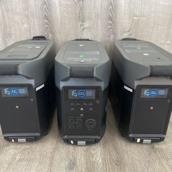 EcoFlow Delta Pro Battery Generator 3500W Output w/ 2 Smart Extra Batteries