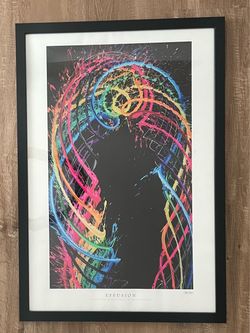 Callen Schaub "Effusion" Large Framed Fine Art Print (26" \times 38") - Ready to Hang