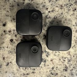 3 Blink Cameras 4th Generation ($40 each)