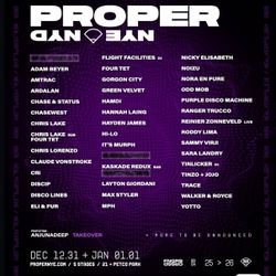 LF 1/1 PROPER NYE/NYD 2026 ticket for one
