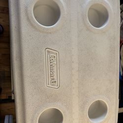 coleman wheeled cooler blue 40 quart