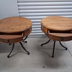 Solid Wood End Tables