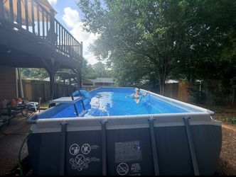 Intex Large Rectangular Above Ground Pool