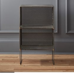 CB2 Sift gunmetal Side Table- Pair