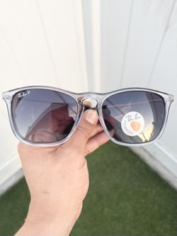 New With Tags Ray Ban Chris Polarized RB4187 Blue Size 54/18