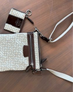 Coach Op Art print purse with wallet