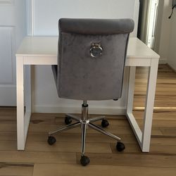 Parsons Desk and Memory Foam Desk Chair