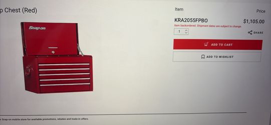 Snap On Tool Chest
