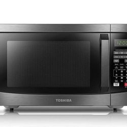 TOSHIBA EM131A5C-BS Countertop Microwave Ovens 1.2 Cu Ft, 12.4" Removable Turntable Smart