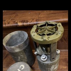 WWII US Military Coleman 520 M1941 GI Pocket Stove w Aluminum Cook Kit