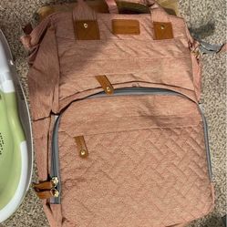 Pink Diaper Bag