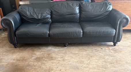Soft black couch