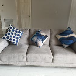 Grey Modern Couch Set 