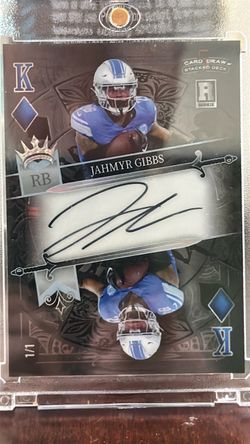 Jahmyr Gibbs Rookie Auto Card 1/1 Stacked Deck