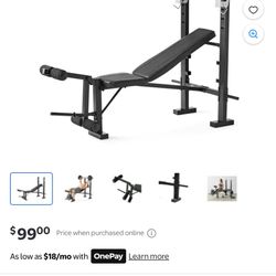 Standard Bench & Rack Combo Brand New In Box