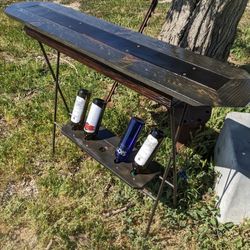 Custom Wine Rack Hall Table 