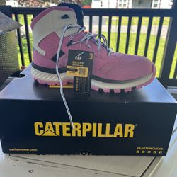 Caterpillar Pink boots