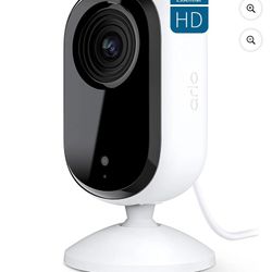 Arlo Essential Indoor Camera HD (2nd Gen) - Wired Security Camera with Privacy Shield, 1 Cam, White VMC2060-1WMNAS