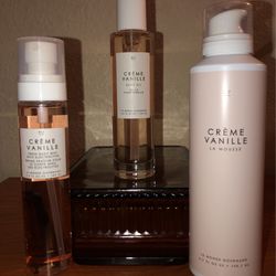 All Brand New! 🆒   Le Monde Gourmand Body Care Products - Crème Vanille-mist / oil / mousse (((PENDING PICK UP TODAY)))