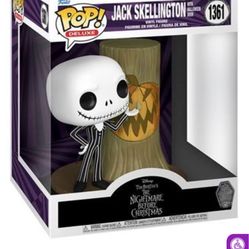 JACK SKELLINGTON HALLOWEEN DOOR POP DELUXE VINYL #1361 NIGHTMARE BEFORE CHRISTMAS DISNEY