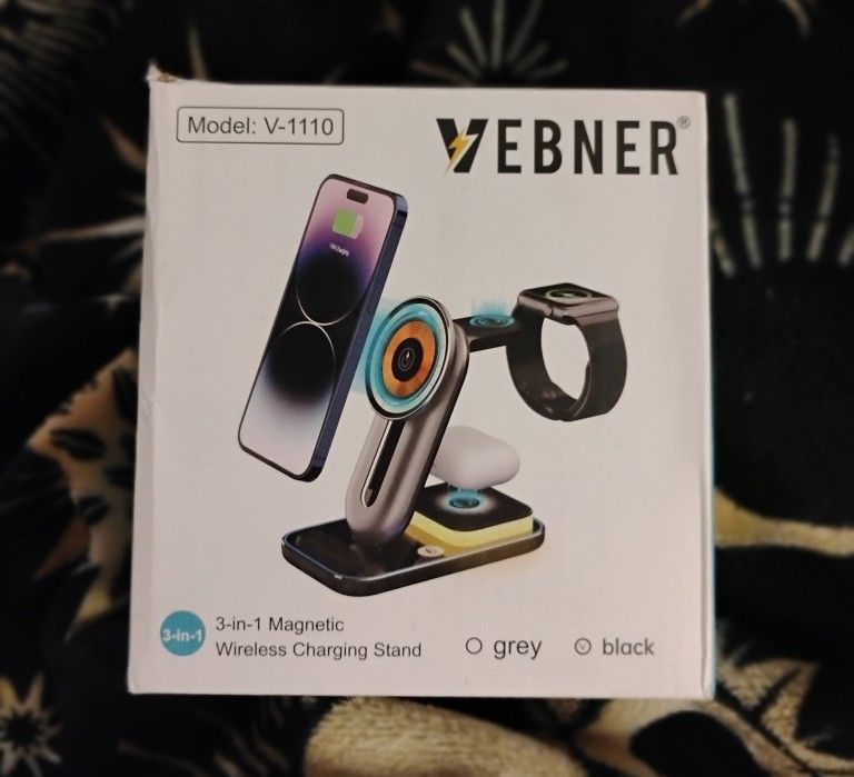 CELL PHONE WATCH & AIRPOD CHARGER IN ONE