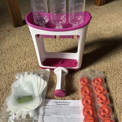 Baby food maker & pouch filler