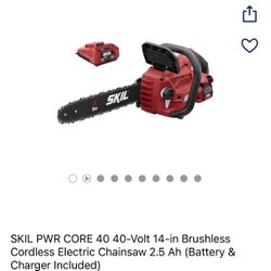 Brushless 40 V De 14 “ Chainsaw