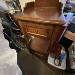 Tall Narrow Side Table 