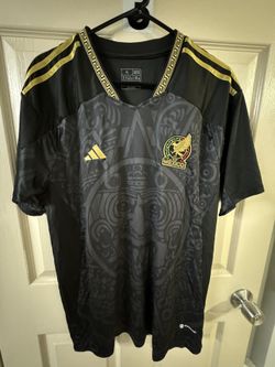 Mexico Black & Gold Aztec Jersey