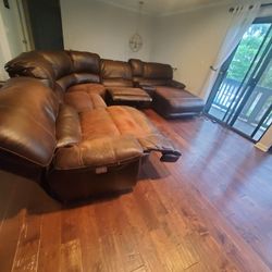 Brown Sectional Couch